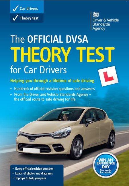 Cover of the Official DVSA Driving Theory Test book